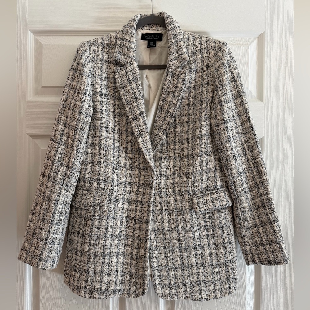 NWOT Rachel Zoe Women's Tweed Blazer | Size 6